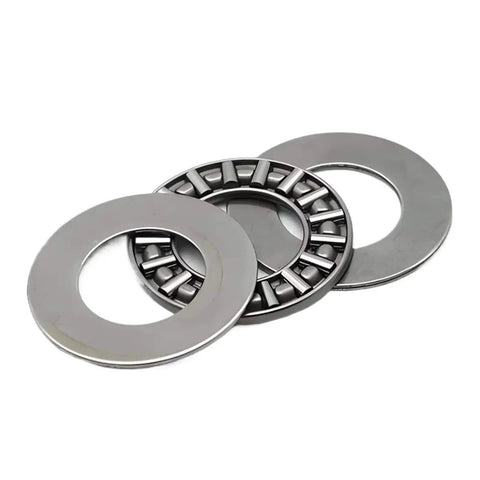 Single Precision Plane Thrust Needle Roller Bearing Crafted Tough For Heavy Duty Applications And Silky Smooth Rotation with round outer rings.