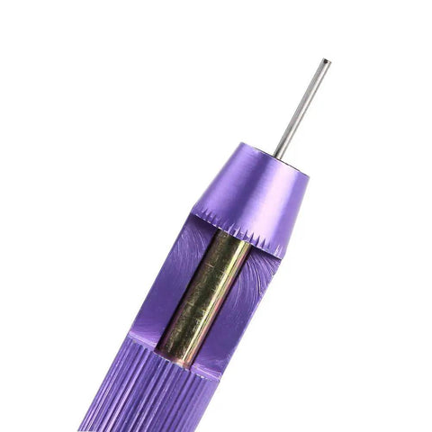 Close-up of installation tool from M2x0.4 Threaded Inserts Repair Kit With Installation Tool Tap Drill Bit 20 Pieces 304 Stainless Steel
