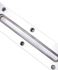 Pro-Grade High-Precision EDM Wire Cut Fixture Jig In S136 Steel With M8 Thread, Sturdy Build, Top View
