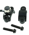 7/8 Inch Handlebar Horn Start Switch Button With Momentary Action Waterproof Aluminum Black Includes Two 3.5mm Bullet Connectors