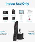 Must Have Workspace Essential Featuring Six Heavy Duty Outlets And Legit Surge Protector Rated At 600 Joules Along With 15 Amp Capacity While Shielding Devices From Dangerous Voltage Spikes Daily Use - surge protector with multiple outlets in use for various appliances.