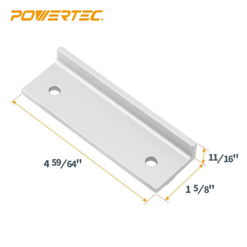 Universal Long Stop Kit For T Track Systems 2-Pack aluminum stop block dimensions