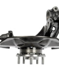 1pc Beefed Up Wheel Bearing Hub Assembly Front Right Fits Honda Accord 2013 2014 2015 2016 2017 showing the side view with mounting points.