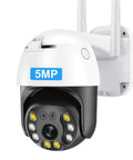 5MP PTZ WiFi Outdoor Security Camera with Color Night Vision, 2 Way Audio, Waterproof IP Camera for all weather surveillance