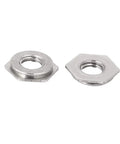 Elevate Your Rig Build With 304 Stainless Steel Self Clinching Flush Nuts, M4x1mm hex head fasteners, set of two. Durable design.
