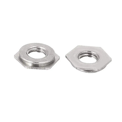 Elevate Your Rig Build With 304 Stainless Steel Self Clinching Flush Nuts, M4x1mm hex head fasteners, set of two. Durable design.