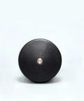 Straight Up Heavy Duty M8 Index Plunger With Spring Loaded Locating Pin And Secure Locking Screw seen from the top, black finish, zinc plated.