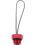 Red Threaded Diving Tank Valve Protector Cap With Cord Dust Plug Cover For Scuba Gear, Keeps Valve Clean And Debris Free, Easy To Spot