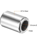 Tight Fit Chrome Steel One Way Needle Roller Bearings For Garage Projects And Hot Rod Builds 6mm ID 10mm OD 15mm Width showing chrome steel construction.