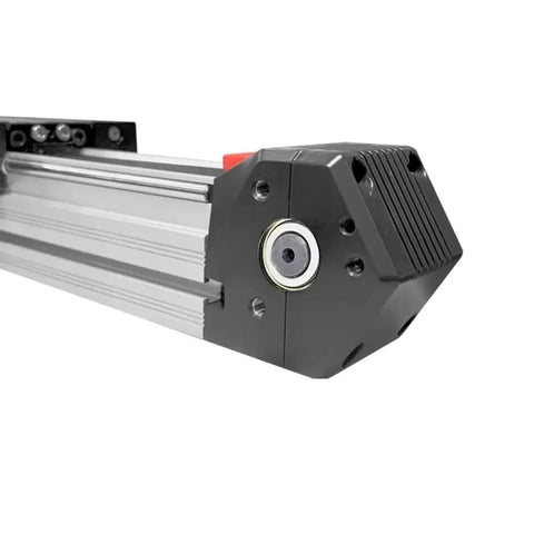 Heavy Duty Dual Axis Linear Actuator Electric Xyz Motion Platform Long Stroke Belt Drive 2000Mm Travel head close-up view