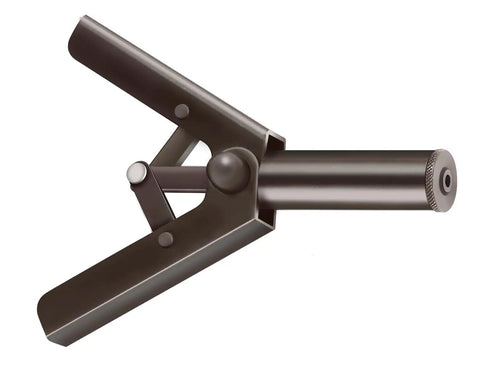 Heavy Duty One Handed Plastic Rivet Tool For Automotive Trim Clips Long Reach Design with a sleek dark finish.
