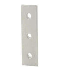 Top Tier Aluminum Flat Plate Connector Brackets For 8020 T Slot Extrusions, 75x4x22mm with three holes for easy assembly.