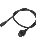 Heavy Duty Waterproof Extension Cable With Thread Lock Connector Rugged Outdoor Power Cord 0.5m USB 3.0 for jobsite tools.
