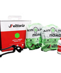Road Tubeless Conversion Kit With Air Liner Insert For Medium 700x27 29c Tires All In One Set With Sealant 60mm Tubeless Valves