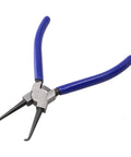 17cm Fuel Filter Hose Disconnect Pliers For Automotive Fuel Line Repair And Hose Clip Release Durable Steel Tool With Tight Space Access For Disconnecting Pipes And Joints Perfect For DIY Auto Repair And Car Maintenance, blue handles