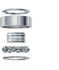 Heavy Duty One Piece Stainless Steel Miniature Deep Groove Ball Bearing Delivering Zero Drag Operation With Tight Factory Specs And Grease Monkey Approved Durability, exploded view.