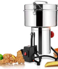 High Speed Electric Grain Mill Grinder Pulverizer For Kitchen Use, Vertical Design, with ingredients