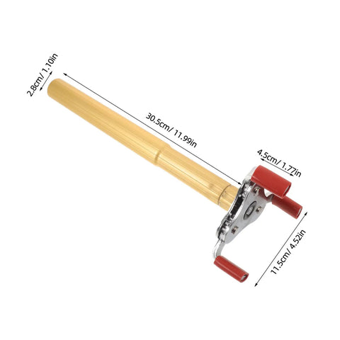 Slick Aluminum Smoke Sensor Removal Tool For Ceilings Universal Fire Alarm Disassembly Grip with durable cast metal jaws.