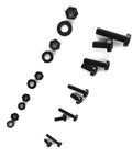Nylon Screw Nut Washer Set M2 M2.5 M3 M4 M5 270 Piece Black Assortment Kit displayed on white background