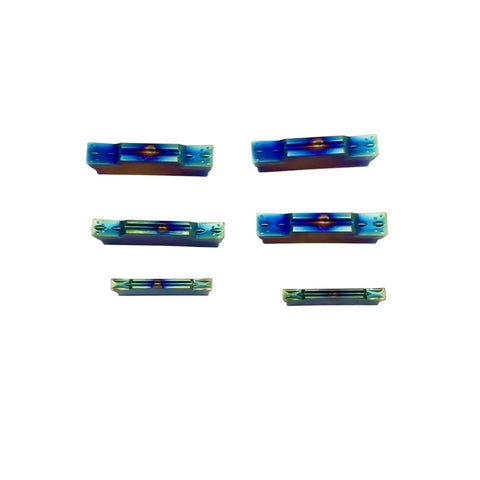 Beast Mode Carbide Turning Inserts For Hard Steel Machining External Turning And Grooving MGMN300 MT7030 Ready Long Tool Life Fast Cutting Low Friction Wear And Heat Resistant Multi Layer Coated Blade For Lathe Tools, six coated inserts