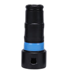 7Pcs Vacuum Hose Adapters Quick Connectors Dust Collection Expansion Kit connector with blue rubber seal for power tools