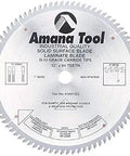 Carbide Tipped Solid Surface Saw Blade 12 Inch Diameter 84 Tooth MTC Grind 1 Inch Bore Cuts Through Plastic Laminate Plexiglas