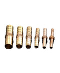 Brass Straight Hose Fitting Equal Barb Connector Adapter For 4mm To 25mm Hose Sizes Copper Barbed Pipe Fitting For Gas And Water DIY