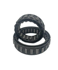 Built Tough One Way Sprag Clutch Bearing Stops Kickback Fast Freewheel Gearbox Hub showing two sealed black units for smooth torque transfer.