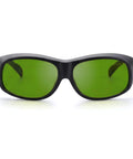 Heavy-Duty Laser Safety Goggles Crafted With Badass OD 6 Plus Eye Shielding Across 808 To 1064 NM Bands for Diode and Nd Yag Systems, front view.