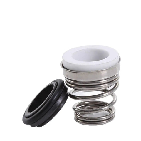 Heavy Duty Mechanical Seal Series 155 with stainless steel spring and black rubber for pump repair, fits models 155-16 through 155-35.