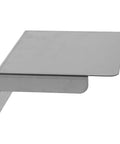 Heavy Duty Stainless Steel Outdoor Charger Protection Cover Hella Tough Weatherproof Rain Enclosure side view of silver charger cover