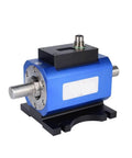 Torque Transducer And Dynamic Torque Sensor For Motor Testing, Measures 5 To 100 Nm Torque, depicted on a mounting base.