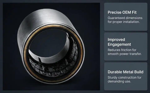 Heavy Duty ATV Primary Clutch One Way Bearing Needle Roller with durable metal build for Polaris Sportsman models.