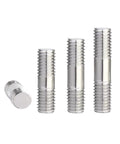 Five 304 stainless steel double-ended threaded studs M8x80, shiny finish, Amazon BISS
