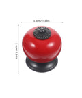 Slick Red Ceramic Cabinet Knobs With Top Notch Retro Flair For Kitchen Cupboards And Dressers One Point Five Inch Round Drawer Pulls