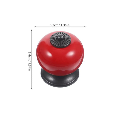 Slick Red Ceramic Cabinet Knobs With Top Notch Retro Flair For Kitchen Cupboards And Dressers One Point Five Inch Round Drawer Pulls