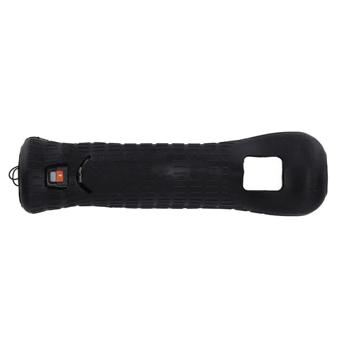 Enhanced Induction Handle Accelerator for Wii Motion Remote Sensor Controller With Silicone Grip Black Gaming Accessory