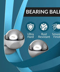 Top Shelf Carbon Steel Precision Balls 5/16 Inch G500 Grade Badass Durability Slick Finish 1000 Piece Bulk Pack showcasing ultra hard bearing balls.