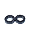 Two Piece 6902 Thin Ball Bearings 15x28x7mm Rated For 500 Degree Heat Built Damn Tough For Industrial Machines, black sealed units.
