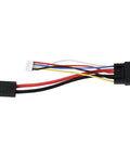 Five Pin RC Model Connection Cable with 14AWG Wire, 15.7cm Long, Compatible with Traxxas ID LiPo 4S Adapter lying on white background