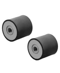 Premium Heavy Duty M12 Rubber Vibration Isolator Mounts Set Of Two for Mini Split AC, featuring robust rubber and zinc coated studs.