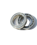 10 Pack 316L Stainless Steel Deep Groove Ball Bearings S6807-2RS 35Mm X 47Mm X 7Mm with a shiny metal finish.