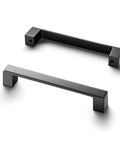 30 Pack 5 Inch Square Matte Black Cabinet Handles For Cabinets Drawers And Dressers, Modern Kitchen Hardware, Universal Fit