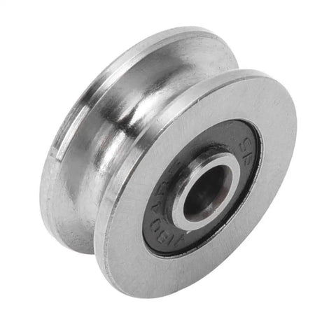 Top Shelf 10 Piece V1804 V Groove Ball Bearings Made From Solid Bearing Steel Heavy Duty single row track roller close-up view.