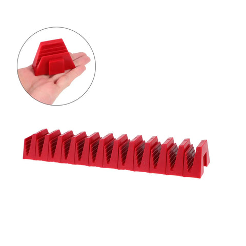 12 Piece Modular Wrench Organizer Tray for Garage and Workshop Durable Plastic Construction Space Saving Tool Storage