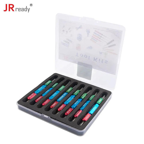Top Shelf 8 Piece Go No Go Gauge Set For Pro Crimp Tool Inspection and Terminal Wire Contact Wear Checking Precision Measuring Kit with case.