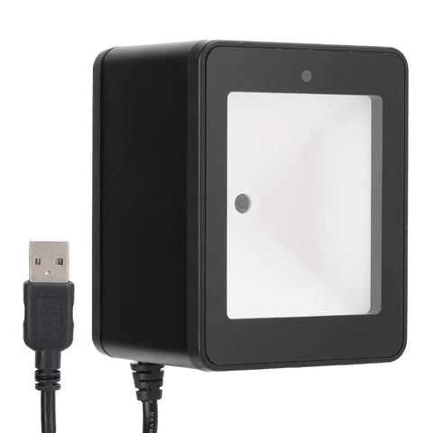 Desktop Barcode Scanner With CMOS Image Processing For WeChat Pay 360 Degree Reading Of Barcodes And QR Codes In Any Direction