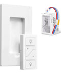 Wireless Dimmer Switch Kit With Remote Receiver For Alexa Voice Control, Smart Wall Switch For Dimmable LED And CFL Bulbs