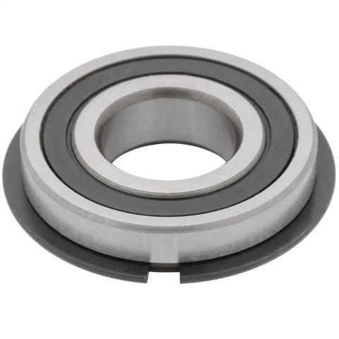 50 Pack R10 Deep Groove Radial Ball Bearing With Snap Ring And Double Rubber Seal close-up, metal structure, 0.625 id.