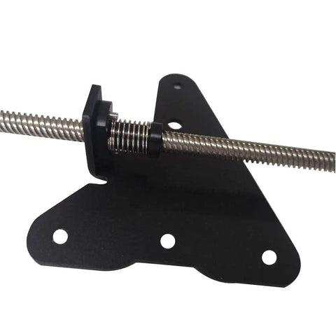 Tough As Nails T8 Pom Spring Loaded Anti Backlash Nut for Z Axis, showcasing POM material and stainless steel lead screw.